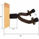 thumbnail image 3 of Juego de 6 ganchos para guitarra de montaje en pared, madera dura, hogar y taller, fáciles de instalar para guitarra acústica, guitarra clásica, guitarra eléctrica, bajo,, 3 of 5