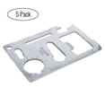 thumbnail image 1 of (5 Pack) ASR Outdoor 11 in 1 Multi Function Credit Card Sized Tool, 1 of 7