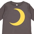 thumbnail image 4 of Inktastic Cute Yellow Moon Boys or Girls Long Sleeve Toddler T-Shirt, 4 of 5