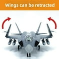 thumbnail image 2 of Stealth Fighter Replica China J-35 Alloy Model Airplane for Military Aviation Enthusiasts, 2 of 9