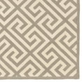 thumbnail image 3 of Linon Silhouette Greek Key Hand Hooked Wool 1'10"x2'10" Rug in Gray, 3 of 3