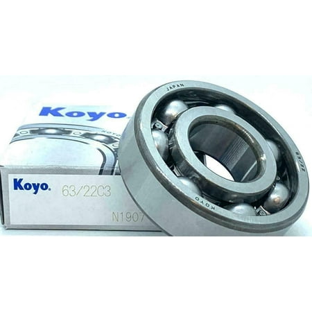 

Koyo 63/22 C3 Deep Groove Ball Bearing 22x56x16 mm Open 63 22 Same Day Shipping