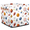 Multicolor 8, variant on CURLYOOT Sports Tennis Cube Storage Bin, 13 x 13 x 13 Storage Cube Bins for Organizing, Fabric Foldable Baskets with Handles for Closet, Shelves, Clothes
