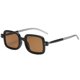 thumbnail image 1 of Gafas de sol cuadradas literarias retras de fotografía callejera de moda, gafas de sol anti-azules, hechas de PC, 1 of 5