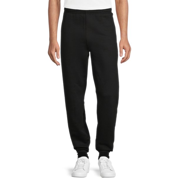 Athletic Works Men's Fleece Elastic Bottom Sweatpants, Sizes S-4XL - Walmart.com