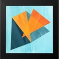 thumbnail image 2 of Inuit 12x12 Black Modern Framed Museum Art Print Titled - Triangle Folds, 2 of 5