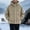 Army Green, variant on LYSMORA Men's Hooded Windbreaker Jacket Zip‑Snap Closure Long Sleeve Utility Rain Coat with Drawstring Hood Relaxed Fit Outerwear for Winter Outdoor