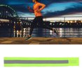thumbnail image 4 of Pulseras y tobillos reflectantes amarillas para correr de noche y andar en bicicleta de forma segura, 4 of 8