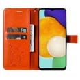 thumbnail image 3 of Dteck Compatible with Galaxy A14 5G Case,Embossing Butterfly Design with Credit Card Holder Slot Magnetic PU Leather Wallet Case Kickstand Cover for Samsung Galaxy A14 5G,Orange, 3 of 6