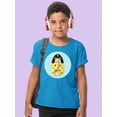 thumbnail image 2 of Kokeshi Doll With Flowers T-Shirt Juniors -Image by Shutterstock,  x-Small, 2 of 4