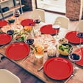 thumbnail image 4 of 50 PCS Paper Plates, Red Heavy Duty Party Plates, Round 9 Inches Disposable Paper Dinner Plates, Everyday Use Plates Set for Daily Meals Wedding Christmas Picnic Supplies, 4 of 4