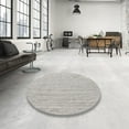 thumbnail image 4 of Ahgly Company Machine Washable Indoor Round Industrial Modern Gunmetal Gray Area Rugs, 7' Round, 4 of 7