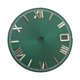 thumbnail image 3 of Esfera de reloj de metal perfecl con números pieza de reparación 28,5 mm verde, 3 of 8