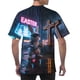 thumbnail image 4 of Camisas de Manga Corta de los Hombres Casual Pascua-Impresión Suelta Deportes Elásticos Cuello Redondo Top Blusa para el Uso Casual, 4 of 6