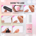 thumbnail image 3 of Makartt Colle pour Ongles Super Forte Réparation des Ongles Cassés Longue Tenue Colle Professionnelle pour Faux Ongles, 0,23 Oz, 3 of 6