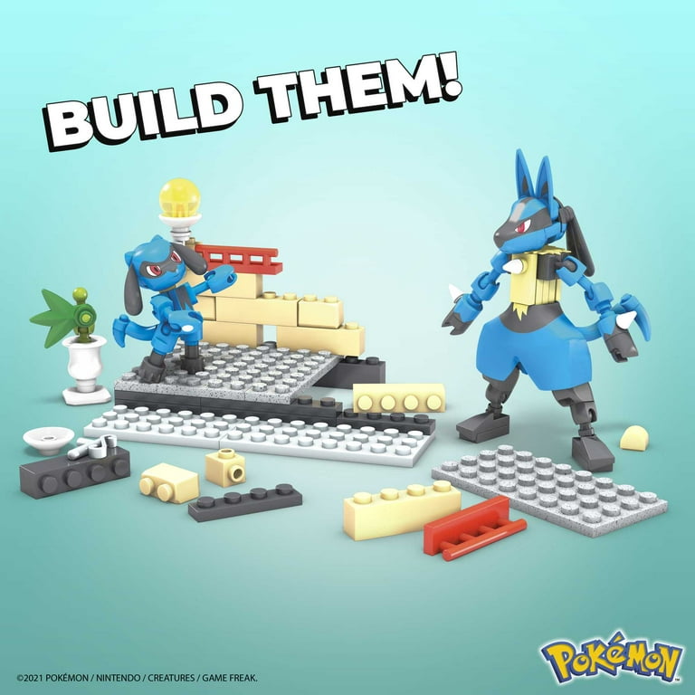 Mega Pokemon Sobble Posable Action Figure Pokeball 29 Piece Building Set