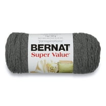 Bernat® Super Value™ #4 Medium Acrylic Yarn, True Gray 7oz/197g, 426 Yards