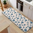 thumbnail image 5 of Blue White Mushroom Light Pink Pattern Kitchen Rug Mat,Kitchen Runner Rugs Non Skid Washable,Decorative Kitchen Floor Mats for Kitchen,Sink,Laundry,17"x47.2", 5 of 7