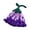 Purple, variant on Yokua Funny Halloween Party Pumpkin Flower Hat Women Stretchy Knitted Fisherman Hat