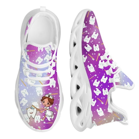 

Kawaii Nurse and Teeth Pattern Ladies Breathable Casual Sports Shoes 2024 Women s Mesh Sneakers Tenis Masculinos