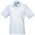 thumbnail image 1 of Premier Mens Short Sleeve Formal Poplin Plain Work Shirt, 1 of 4