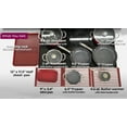 thumbnail image 3 of Curtis Stone 14-piece Dura-Pan Nonstick Stacking Cookware Set (Red) MSRP 285, 3 of 11