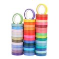 thumbnail image 1 of Abbracc MagiDeal 60Roll Colorful Washi Paper Masking Tape Set Self Adhesive Scrapbooking, 1 of 9