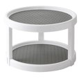 thumbnail image 2 of Clearance Food Storage under $10,2 Tier Rotating Rack 10 Inch Non Lazy Turntable Rack For Cabinet Kitchen Fridge Bathroom Makeup Vanity Countertop Under Organizing, 2 of 9