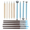 thumbnail image 3 of Pottery Tools,14Pcs Pottery Tools Indentation Pottery Pen Set Doublesided Drill Pen Built for Professionals, 3 of 9