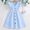 czb# Sky Blue616, variant on CUZIBR Summer Toddler Girl Dress Classic Plaid Flutter Sleeves V-Neck Button Down Checkered A-Line Fashionable Midi Dress For Kids Flowy Cozy Party Beach Dailywear,Blue,8 Years