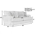thumbnail image 6 of Catnapper Jefferson Two Seat Sofa with Cuddler Cushions in Gray Polyester Fabric, 6 of 12