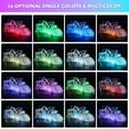 thumbnail image 2 of Luces tipo cuerda SURLED que cambian de color, 20 m, 200 LED, impermeables para exteriores, 2 of 7