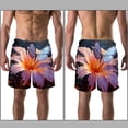 thumbnail image 3 of luoweisi Men's Beach Shorts Quick Dry Swim Trunks with Mesh Lining Butterfly M, 3 of 5