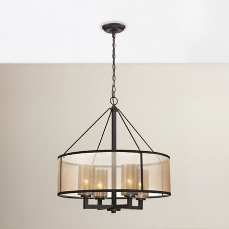 Brayden Studio Dailey 4 Light Drum Chandelier Com Brayden Studio Dailey 4 Light Drum Chandelier