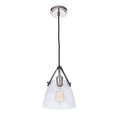 thumbnail image 2 of Craftmade 52434 Carina 4 Light 14" Wide Taper Candle Pendant - Cottage White / Espresso, 2 of 2