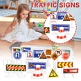 thumbnail image 2 of Play Mat English Road Signs 18Pcs Children Traffic Education Toy, 2 of 4