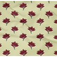 thumbnail image 4 of oneOone Organic Cotton Poplin Twill Fabric Floral Block Printed Craft Fabric BTY 42 Inch Wide, 4 of 4