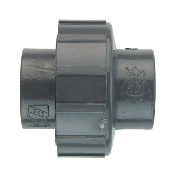 Homewerks 512-14-34-34B PVC Solvent Weld Slip Union - 0.75 in.