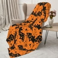 thumbnail image 6 of Halloween Blanket Throw Blanket for Couch Sofa and Bed, bat star halloween Halloween Plush Throw Blanket, Halloween Decor Fuzzy Cuteness Comfy Flannel Blanket, 6 of 7