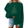 thumbnail image 2 of Winter Saving Talove Long Sleeve Shirts for Women Funny Graphic Sweatshirt Fall Fashion Must Haves Fall Blouse Lightweight Sweaters Womens Tops Dressy Casual Plus Size Christmas Shirts, 2 of 4