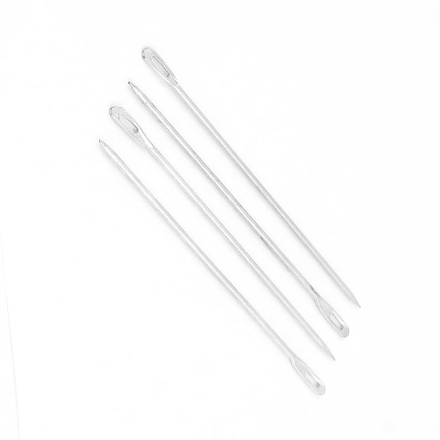 Agujas de coser a mano para paquetes de ropa de yute Uxcell 4 piezas
