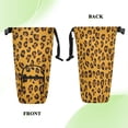 thumbnail image 3 of Iauyy Adjustable Strap Water Bottle Carrier Holder Pouch Bag for Outdoor Hiking Sports, Leopard Print, 20-40oz, 3 of 7