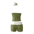 thumbnail image 5 of Girls Swimsuit Halterneck Tankini Two Piece Tween Girls' Swimwear Beach Girl Bathing Suit for 7-8 Years, 5 of 8