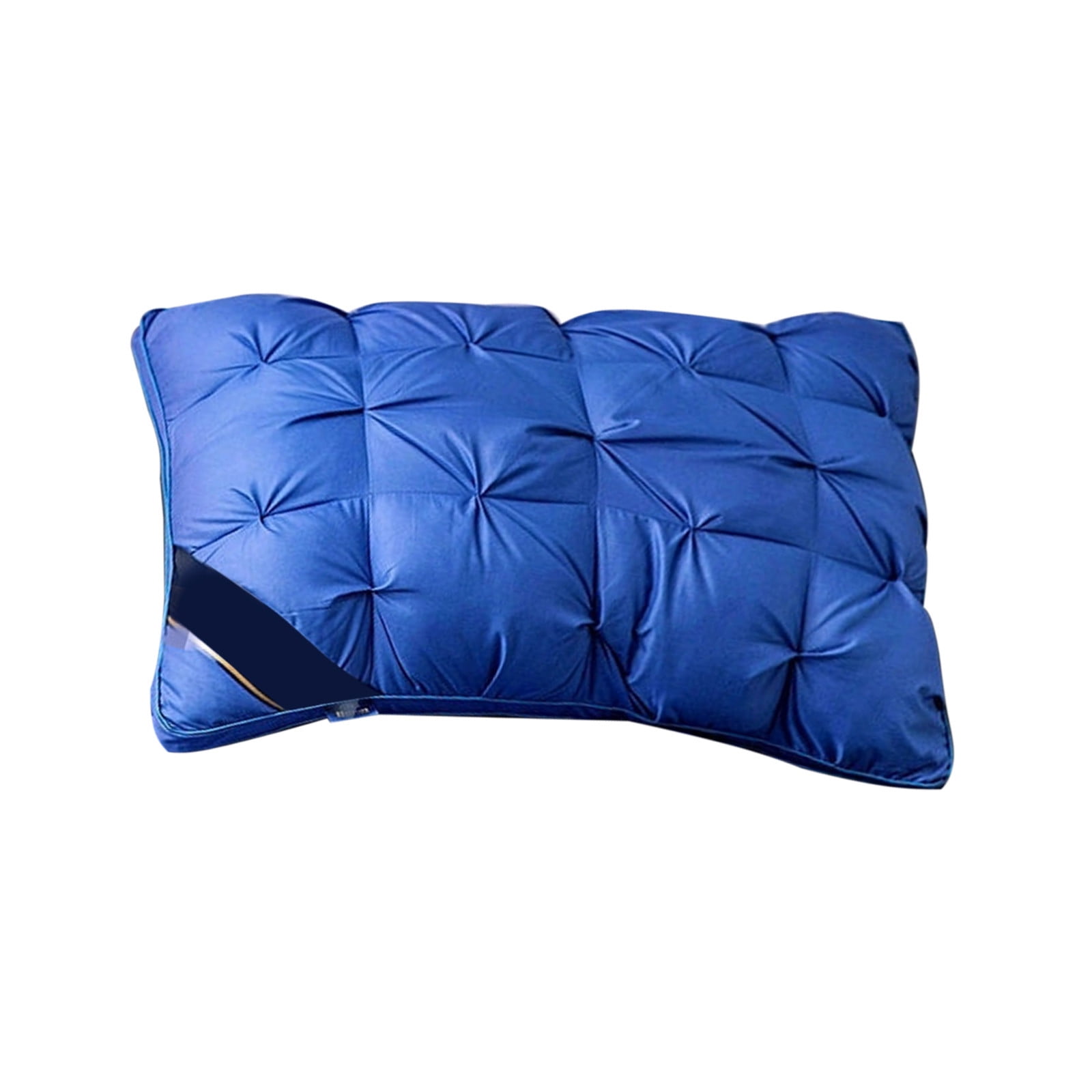 Goose Down Feather Pillows, Soft Bed Pillows Queen Size Set of 2, 100% Soft Cotton Shell, Bedding Pillow for Back, Stomach or Side Sleepers
