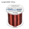 thumbnail image 2 of Uxcell 547Yard/1640FT Nylon Fishing Line 9lb Monofilament String Wire for DIY Craft Hanging Decoration Wine Red, 2 of 7