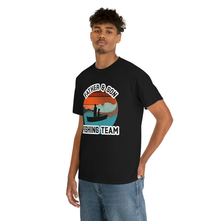 Father and Son Fishing Team Father's Day T-Shirt 