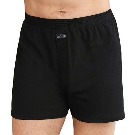 

High Waist Elastic Waistband Thin Men Panties Solid Color Loose Shorts Briefs