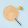 thumbnail image 2 of KAKOWELY table tennis bat Table Tennis Racket Table Tennis Training Racket Table Tennis Paddle Comfortable To Grip And Use Table Tennis Bat Wooden Racket9.45"X5.91"X0.91", 2 of 5