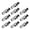 10pcs/set, variant on Whaledi Metal Cat7 Networking Plug Provides Superior Signal Quality For Office Use