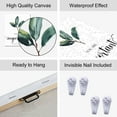 thumbnail image 5 of Botanical Plant Wall Art, Light Green Eucalyptus Leaf Picture Canvas Wall Art Minimalist Floral Wall Decor for Bedroom Living Room Bathroom Kitchen, 5 of 6